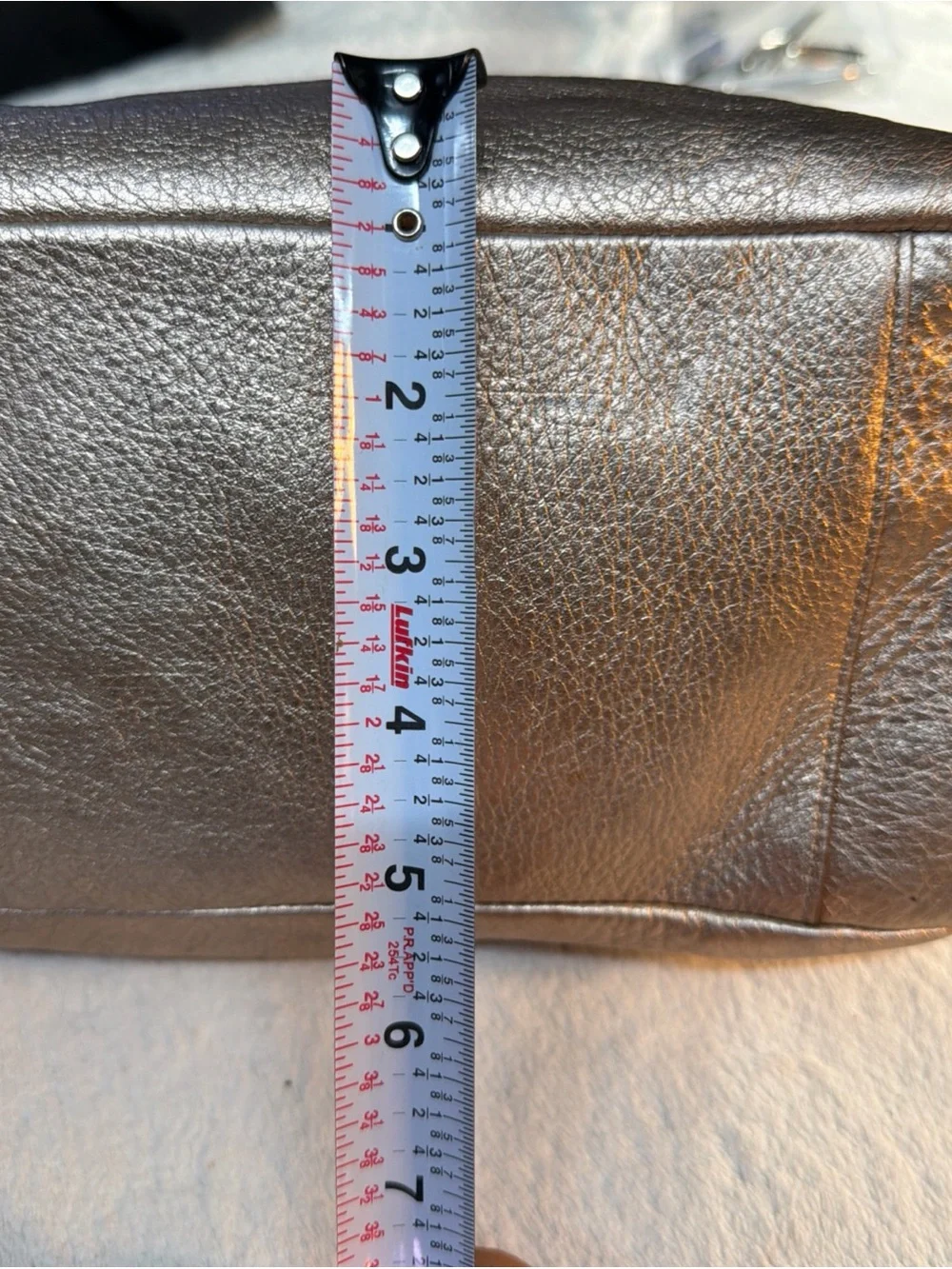 Coach #13465 Metallic Bronze Leather Shoulder Bag - Women